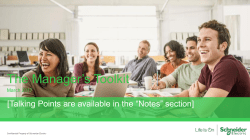 Diapositive 1 - Schneider Electric