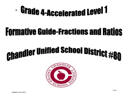 Quarter 1 - Chandler Unified School District