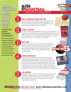 Odds On Promotions Top 10 Basketball Contests and Promotions