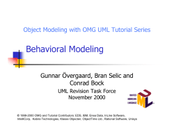 Behavioral Modeling