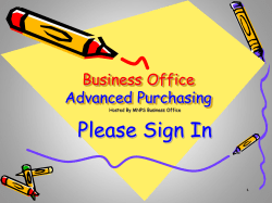 Purchasing Department