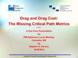 PPTX - PMI Baltimore Chapter