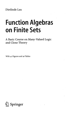 Function Algebras on Finite Sets