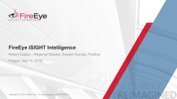 FireEye iSIGHT Intelligence