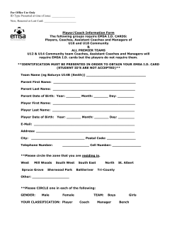 For Office Use Only ID Type Presented at time of issue: New