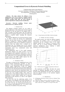 III. Model Accuracy Testing - Numerical Modelling Laboratory