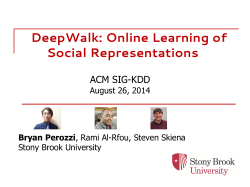 DeepWalk: Online Learning of Social Representations