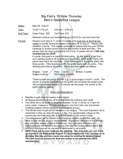 Thursday Night Business League