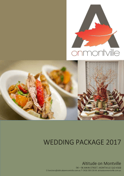 Brochure - Altitude On Montville