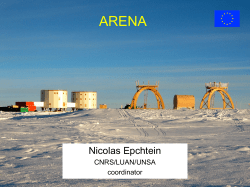 Joint ARENA-JRA4 workshop