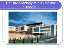 Role of Primary Care - University College Cork