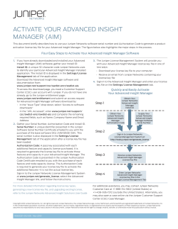 Advanced Insight Manager