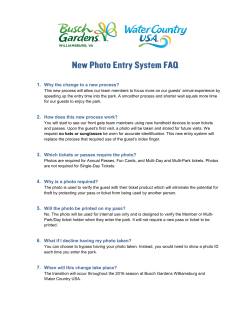 2. How does this new process work? 3. Which tickets or passes