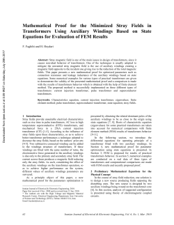 Mathematical Proof for the Minimized Stray Fields in Transformers