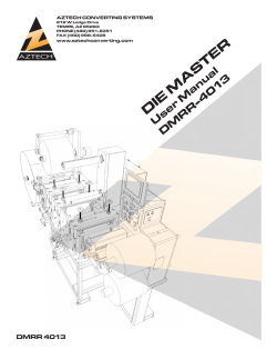 die master - Aztech Converting Systems