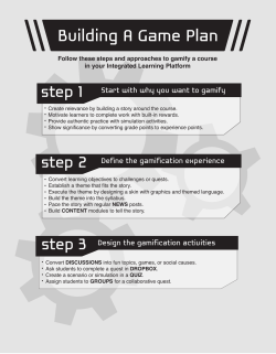 Building A Game Plan