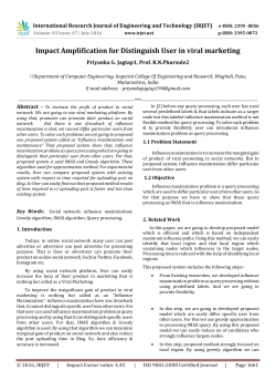 Impact Amplification for Distinguish User in viral marketing