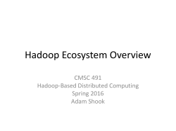 Hadoop Overview
