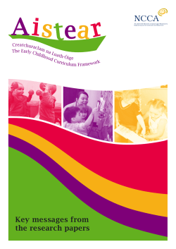 Key messages from the research papers