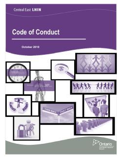 Code of Conduct - Central East LHIN