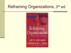 Chapter 5 - Lee Bolman