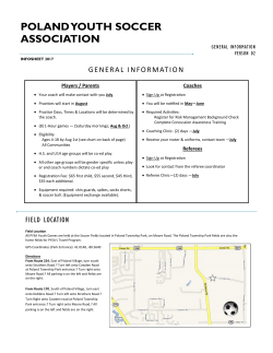 information about our program