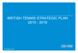 Tennis Player Segmentation February 2015