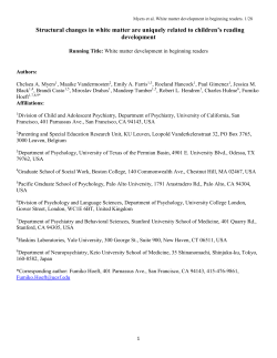 This study examined whether variations in brain - Lirias