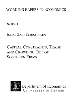 Department of Economics