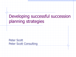 Partners and succession planning