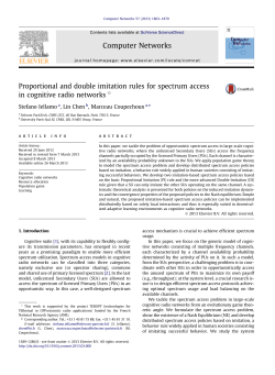Proportional and Double Imitation Rules for Spectrum Access in CRNs