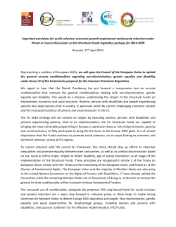 Important provisions for social cohesion, economic growth