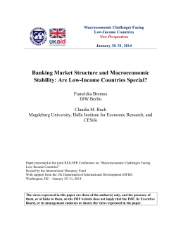 Banking Market Structure and Macroeconomic Stability: Are