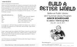 junior boardgame - Bellevue Public Library