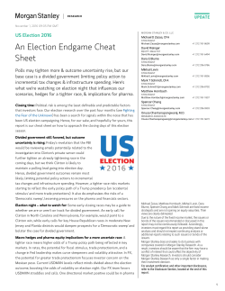 US Election 2016: An Election Endgame Cheat