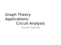 Graph Theory Applications: Circuit Analysis