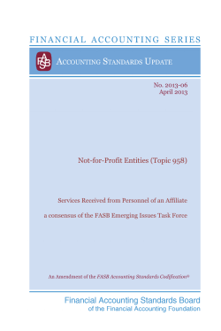 Not-for-Profit Entities (Topic 958)