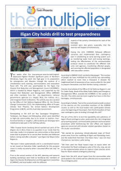 Iligan City holds drill to test preparedness