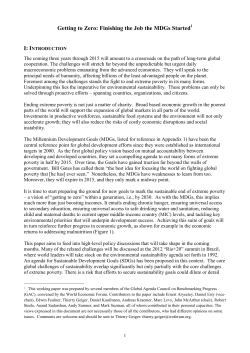 Getting to Zero - United Nations Foundation