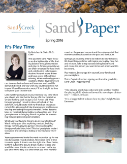It`s Play Time - Sand Creek EAP