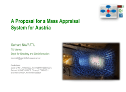 A Proposal for a Mass Appraisal System for Austria