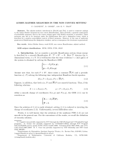 AUBRY-MATHER MEASURES IN THE NON CONVEX