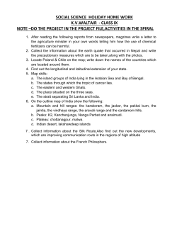 holiday home work class ix