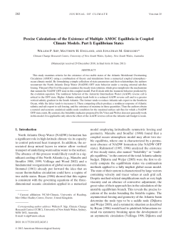 Precise Calculations of the Existence of Multiple AMOC Equilibria in