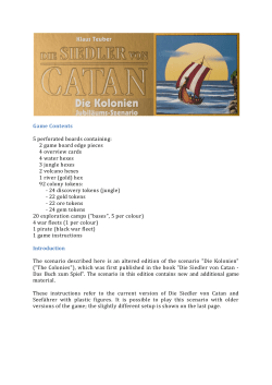 Game Contents 5 perforated boards containing: 2