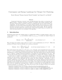 Convergence and Energy Landscape for Cheeger