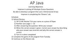 AP Java