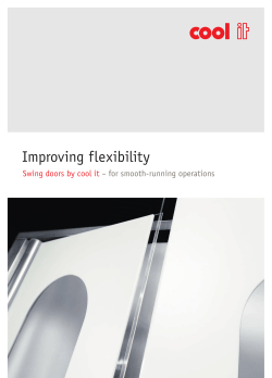 Swing doors by cool it