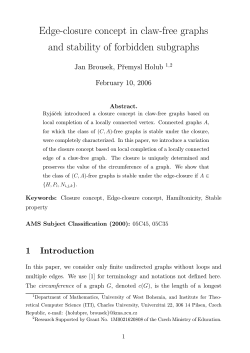 Edge-closure concept in claw-free graphs and stability of forbidden