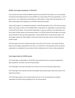 FY 16-17 ECRAC Fiscal Agent info